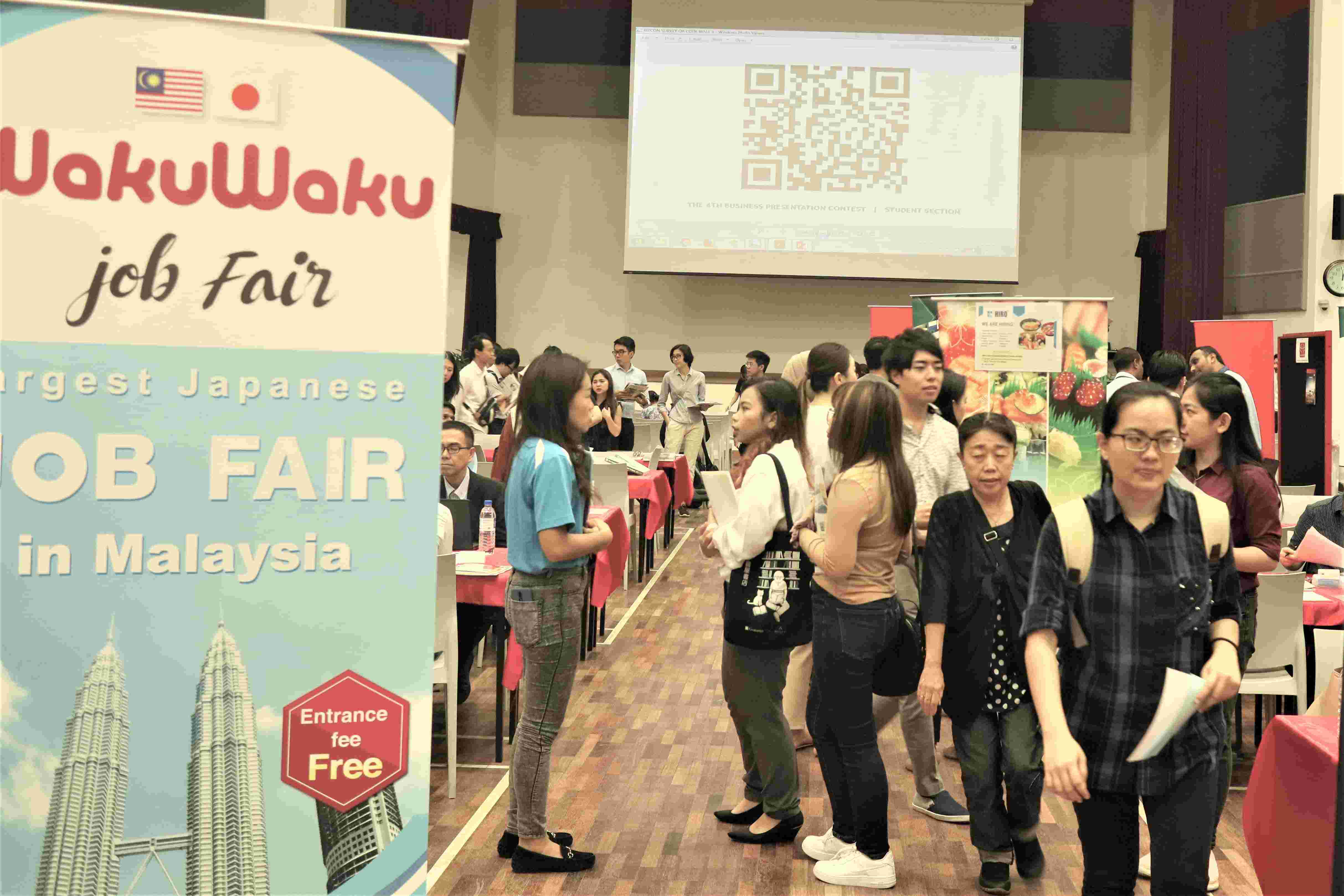 The first Waku Waku Job Fair – 32 exhibitors participated